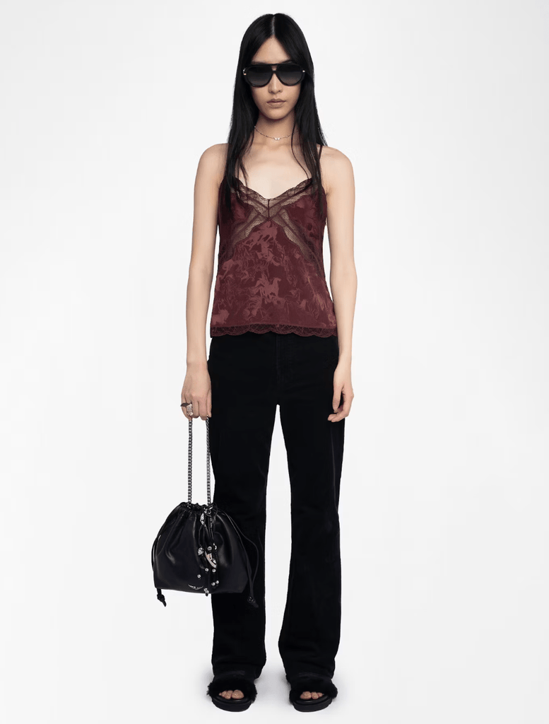 ZADIG & VOLTAIRE - Silk Caraco Cishi - camisole_Zadig & Voltaire - Aritmetik - montreal