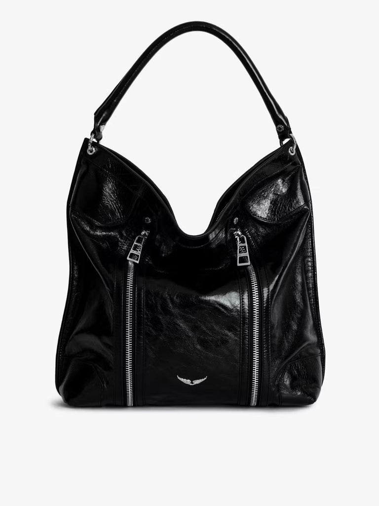 ZADIG & VOLTAIRE - Sunny Hobo Vintage Patent Bag - Bags_Zadig & Voltaire - Aritmetik - montreal