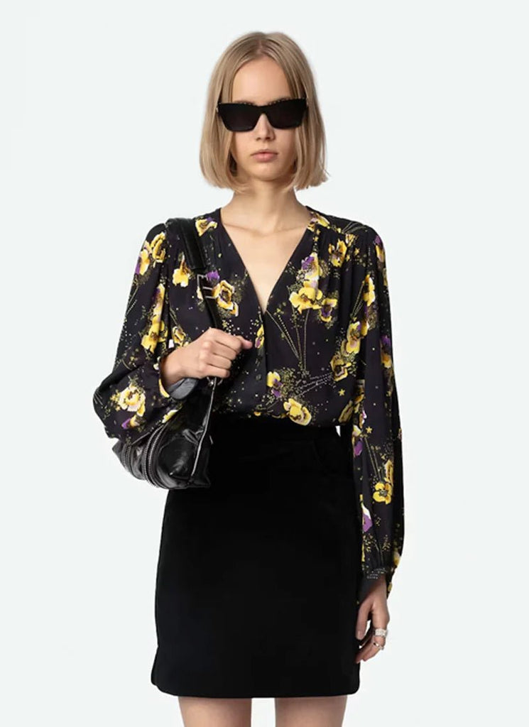 ZADIG & VOLTAIRE - Turin Shirt - Floral - Shirt_Zadig & Voltaire - Aritmetik - montreal