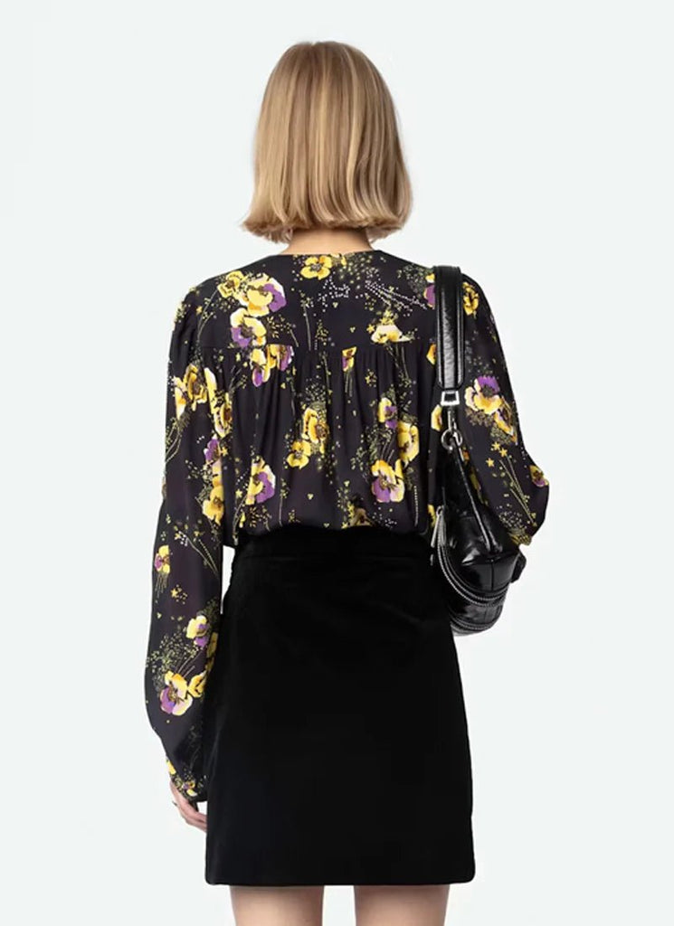 ZADIG & VOLTAIRE - Turin Shirt - Floral - Shirt_Zadig & Voltaire - Aritmetik - montreal
