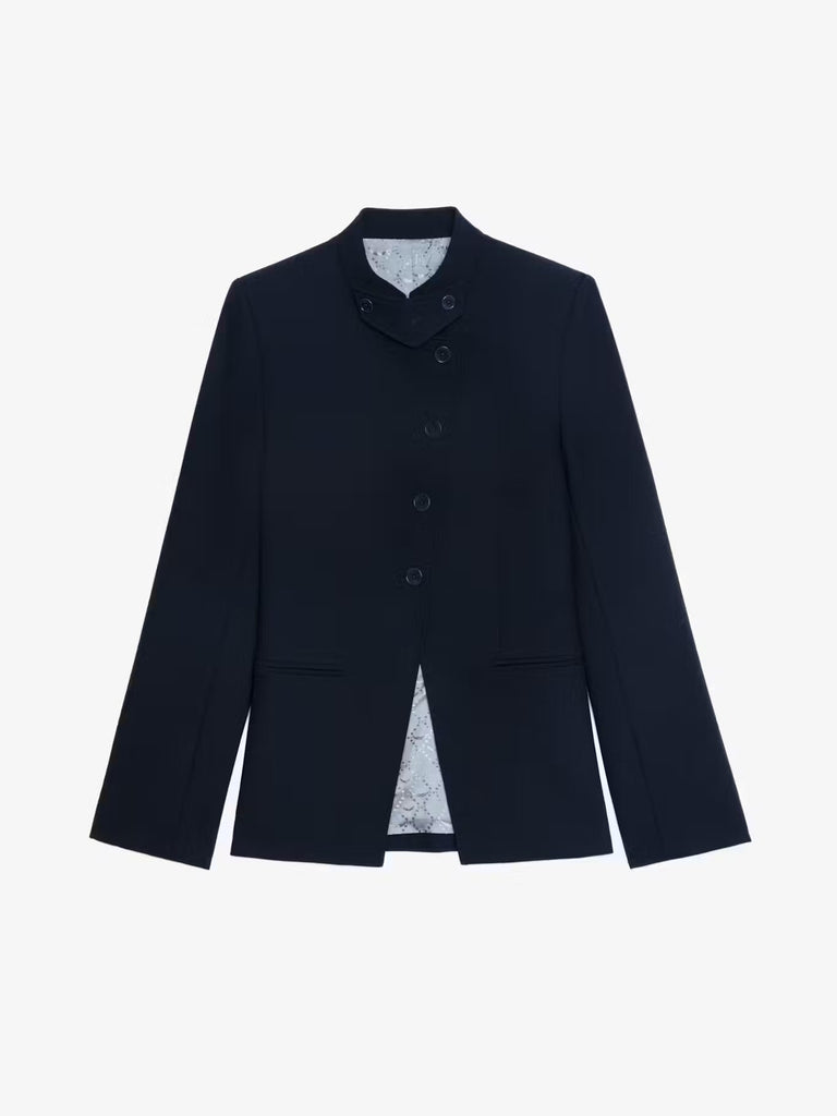 ZADIG & VOLTAIRE - Verysa Navy Asymmetrical Blazer - Blazer_Zadig & Voltaire - Aritmetik - montreal