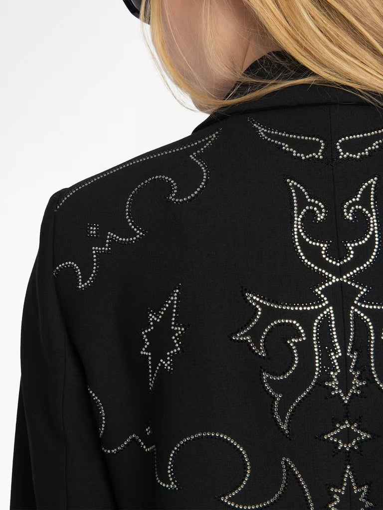 ZADIG & VOLTAIRE - Viva Black Rhinestone Blazer - Blazer_Zadig & Voltaire - Aritmetik - montreal