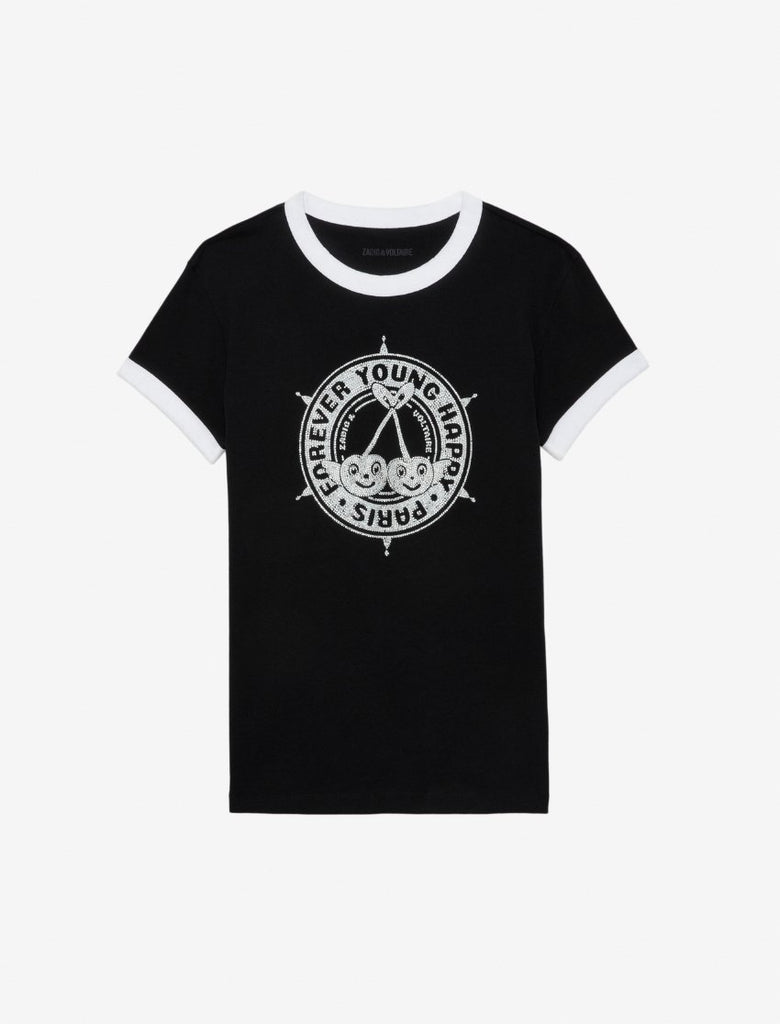 ZADIG & VOLTAIRE - Walk Strass Insignia T-Shirt - T-shirt_Zadig & Voltaire - Aritmetik - montreal