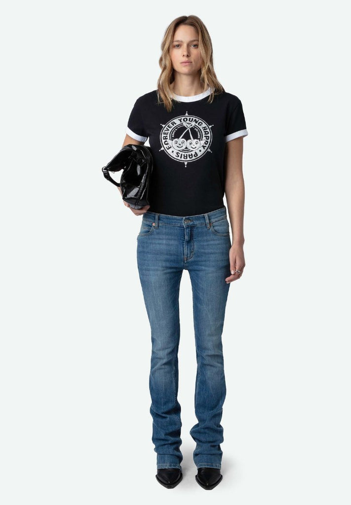 ZADIG & VOLTAIRE - Walk Strass Insignia T-Shirt - T-shirt_Zadig & Voltaire - Aritmetik - montreal