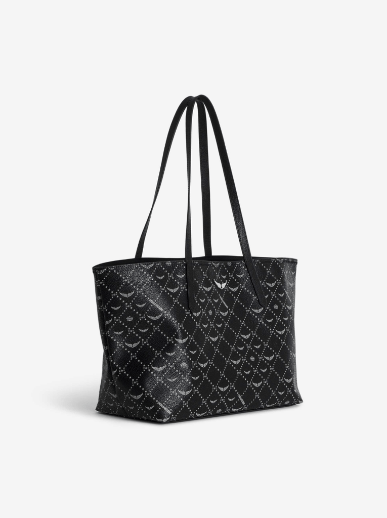 ZADIG & VOLTAIRE - Z SHOPPER MONOGRAMM BAG - BLACK - Bags_Zadig & Voltaire - Aritmetik - montreal