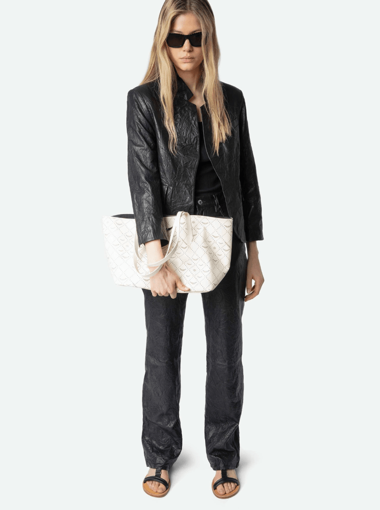 ZADIG & VOLTAIRE - Z SHOPPER MONOGRAMM BAG - WHITE - Bags_Zadig & Voltaire - Aritmetik - montreal