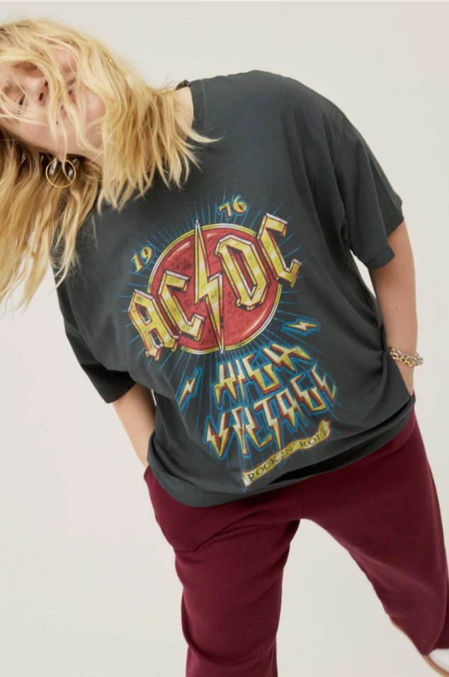 AC/DC 1976 HIGH VOLTAGE OS TEE-T-shirt_Daydreamer-Aritmetik-montreal