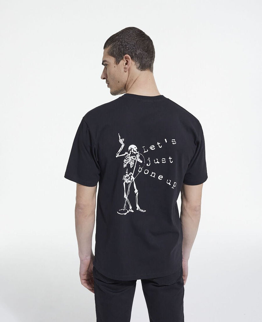 BLACK SCREEN PRINT T-SHIRT-T-shirt_The Kooples-Aritmetik-montreal