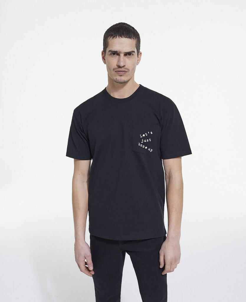BLACK SCREEN PRINT T-SHIRT-T-shirt_The Kooples-Aritmetik-montreal