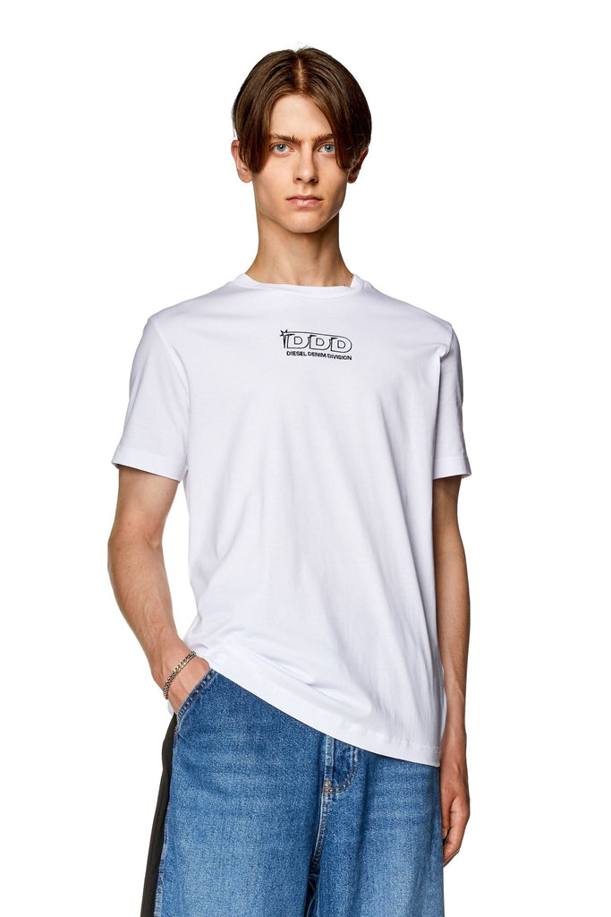 DIESEL - T-DIEGOR-L15 - White-T-shirt_DIESEL-Aritmetik-montreal