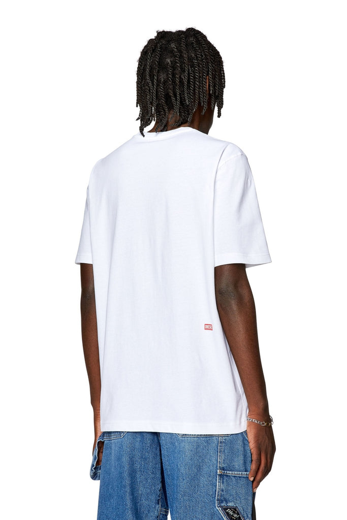 DIESEL - T-JUST-L7 - White-T-shirt_DIESEL-Aritmetik-montreal