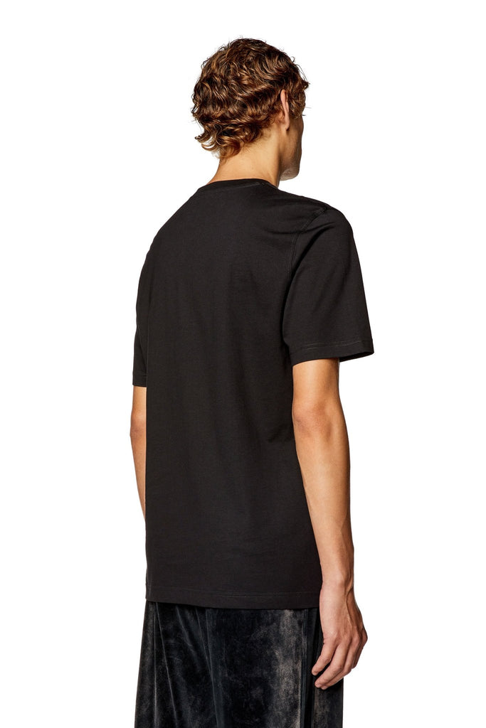 DIESEL - T-JUST-SHOE - BLACK-T-Shirts_DIESEL-Aritmetik-montreal