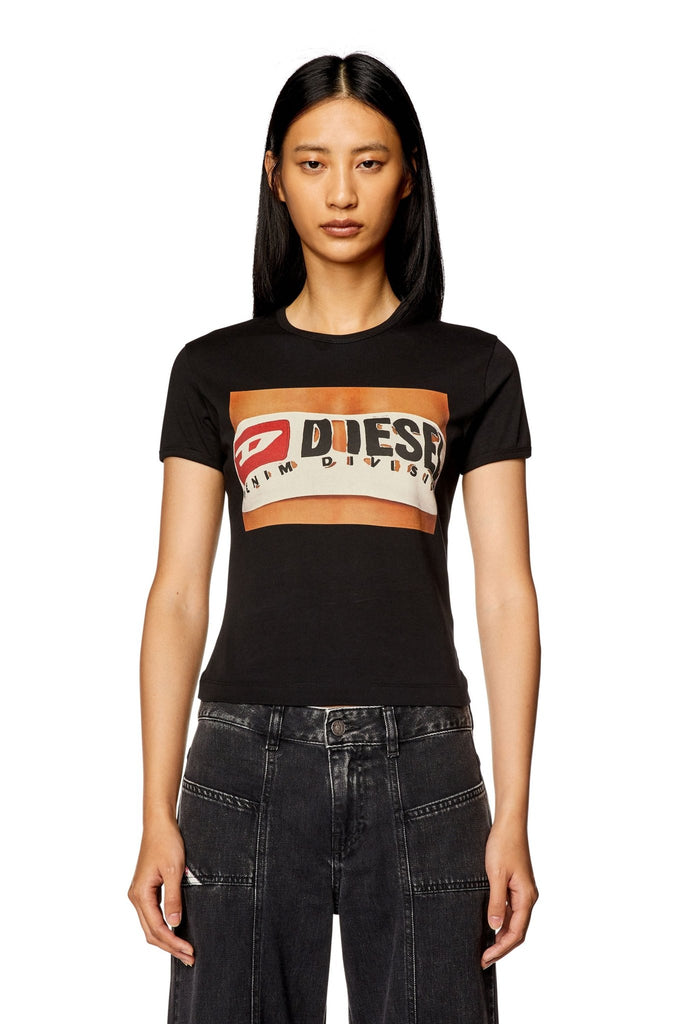 Diesel embroidered-logo Distressed Denim Shirt - Farfetch