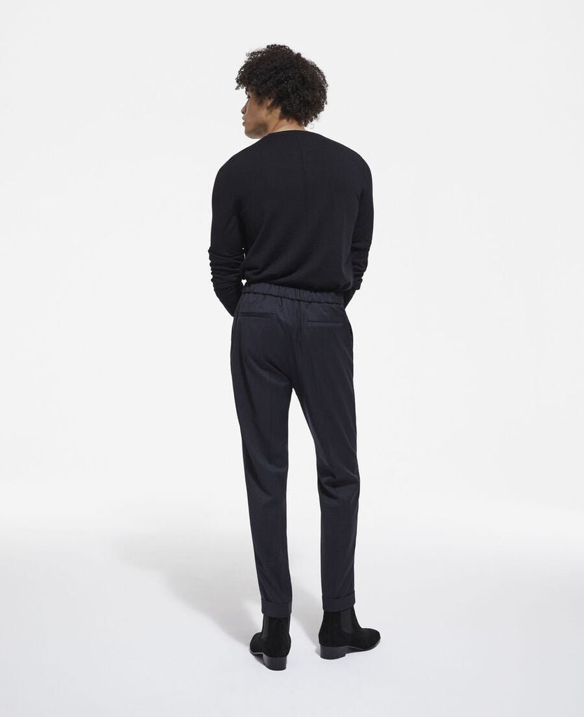 FINE BLACK MERINO SWEATER-Sweater_The Kooples-Aritmetik-montreal
