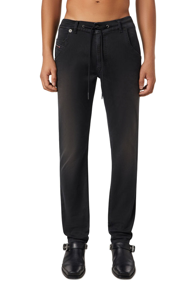Krooley JoggJeans 0670M Tapered - Black-Jogg Jeans_DIESEL-Aritmetik-montreal