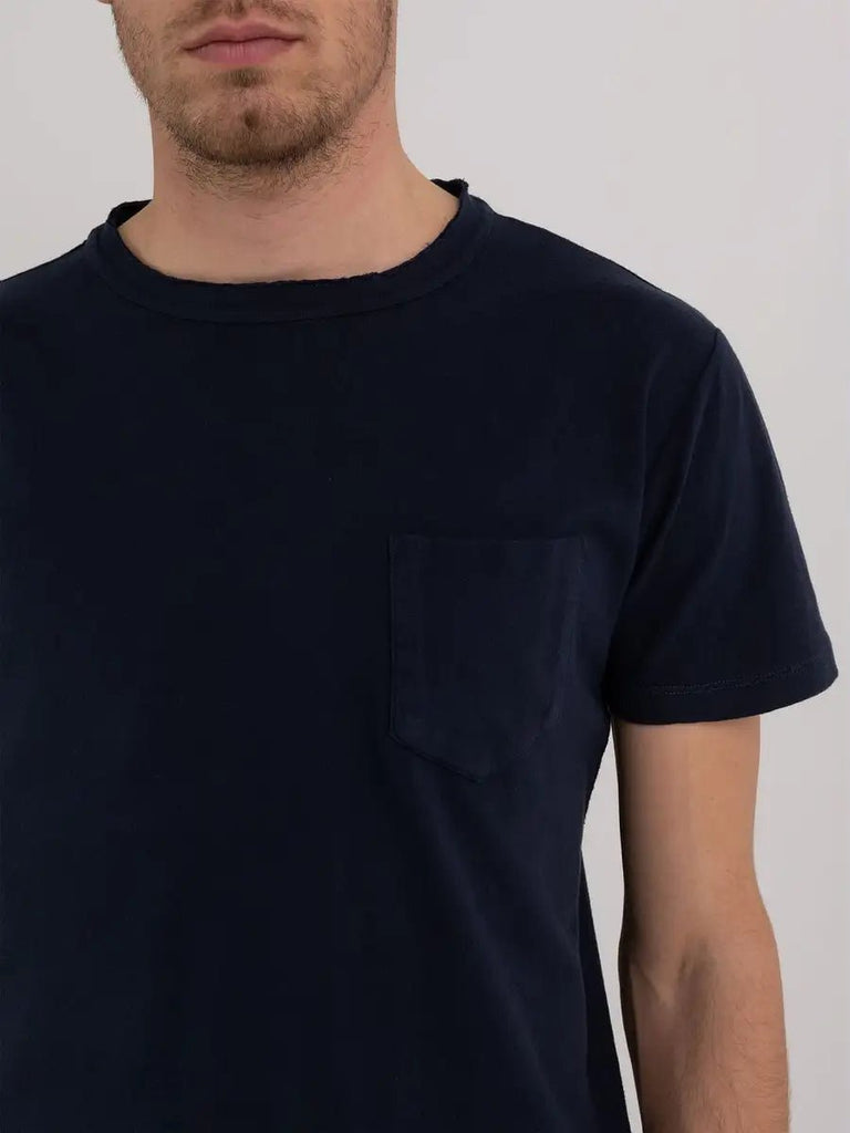 LINEN AND COTTON T-SHIRT - Black-T-shirt_Replay-Aritmetik-montreal