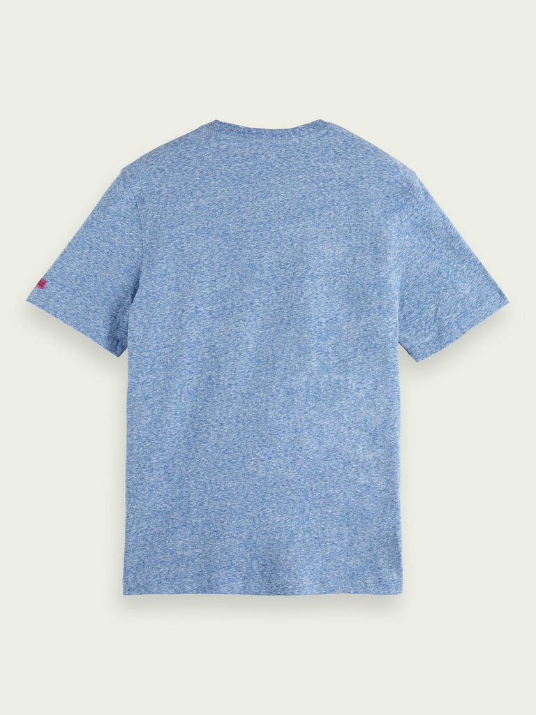 Melange patch T-shirt-T-shirt_Scotch & Soda-Aritmetik-montreal