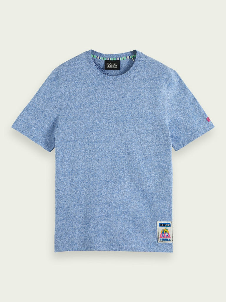 Melange patch T-shirt-T-shirt_Scotch & Soda-Aritmetik-montreal