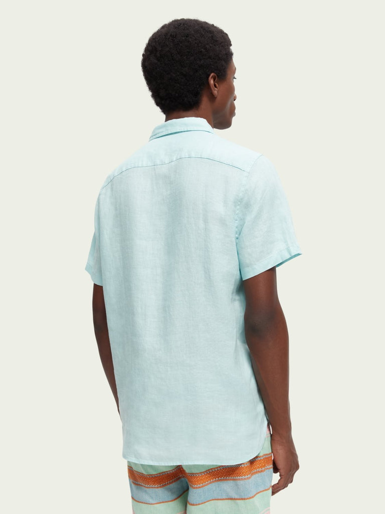 Regular-fit linen shirt-Shirt_Scotch & Soda-Aritmetik-montreal