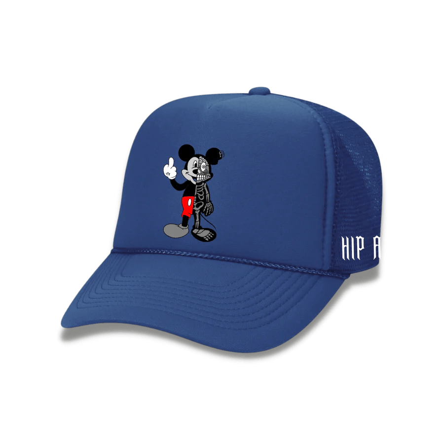 TWISTED MOUSE TRUCKER HATS BLUE-CAPS_HIP & BONE-Aritmetik-montreal
