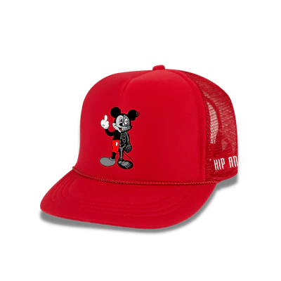 TWISTED MOUSE TRUCKER HATS RED-CAPS_HIP & BONE-Aritmetik-montreal