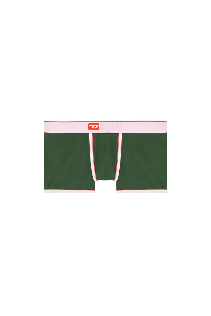 Diesel Men green with pink trim Damien Premium cotton trunk underwear size  M - Conseil scolaire francophone de Terre-Neuve et Labrador